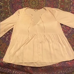 Lucky Brand Long Sleeve Flowy Top